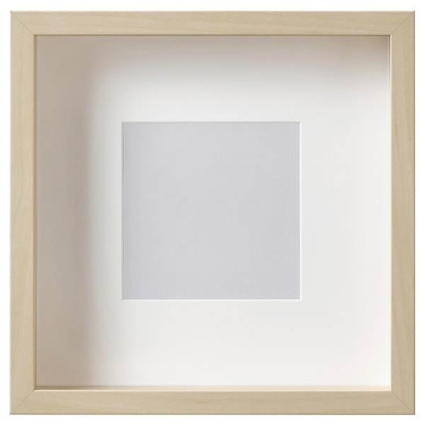 SANNAHED - Frame, birch effect, 25x25 cm