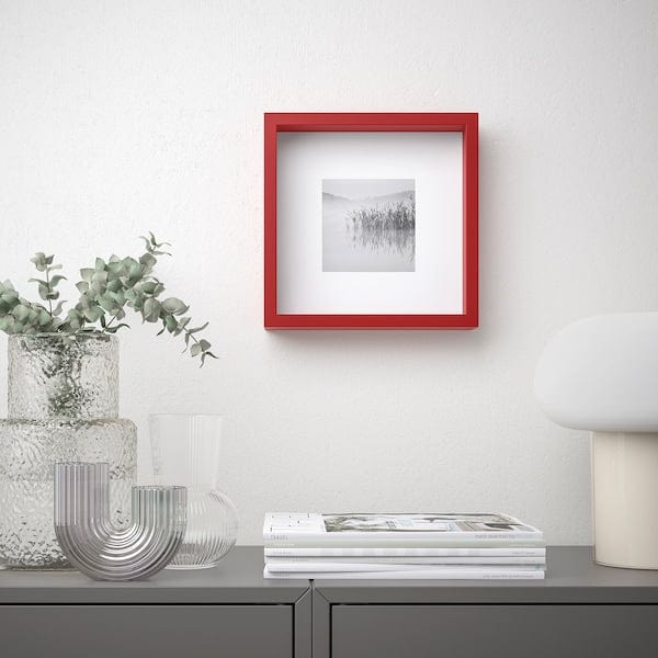 Ikea SANNAHED - Picture frame, red,25x25 cm