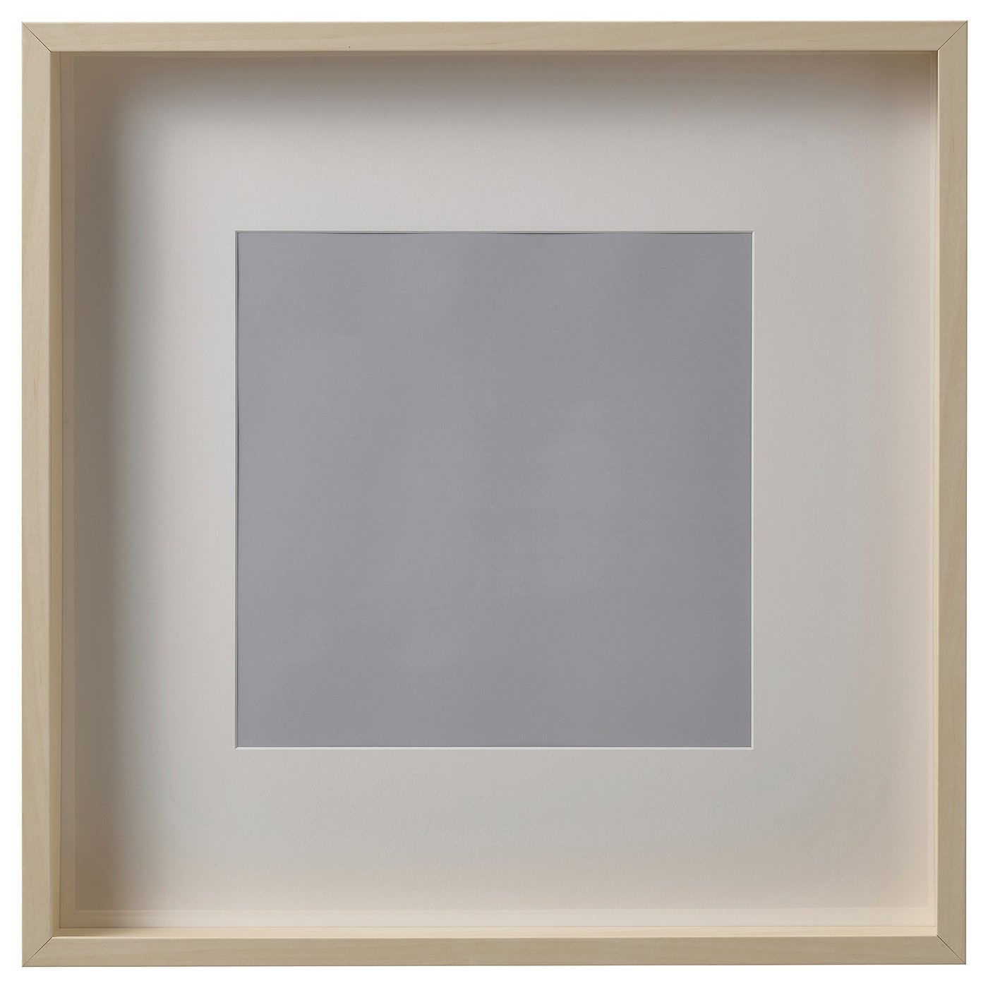 SANNAHED frame, birch effect, 50x50 cm