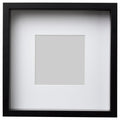 SANNAHED frame, black, 25x25 cm