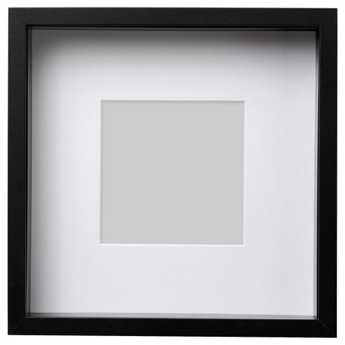 SANNAHED frame, black, 25x25 cm