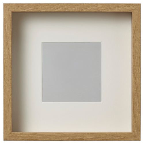SANNAHED frame, oak effect, 25x25 cm