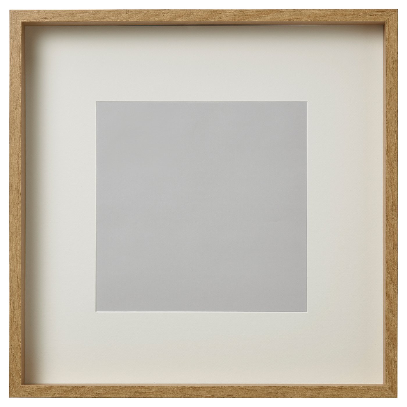 SANNAHED frame, oak effect, 50x50 cm