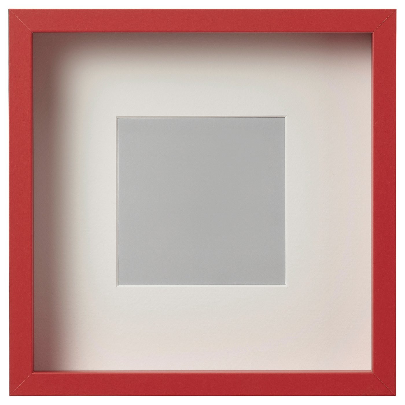 SANNAHED Frame, red, 50x50 cm