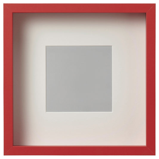 SANNAHED Frame, red, 50x50 cm