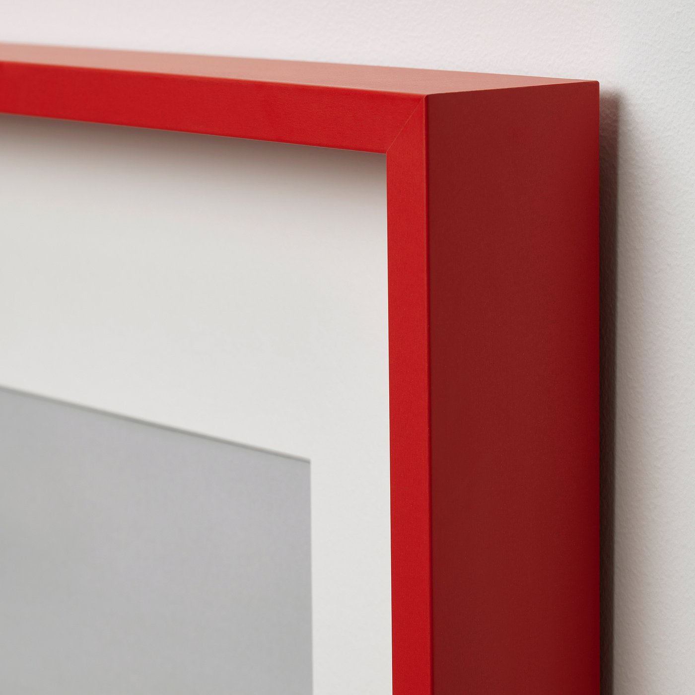 SANNAHED frame, red, 25x25 cm