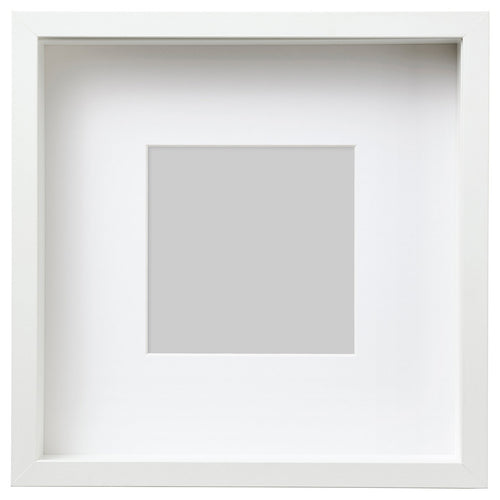 SANNAHED frame, white, 25x25 cm
