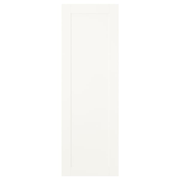 SANNIDAL - Door with hinges, white, 40x120 cm