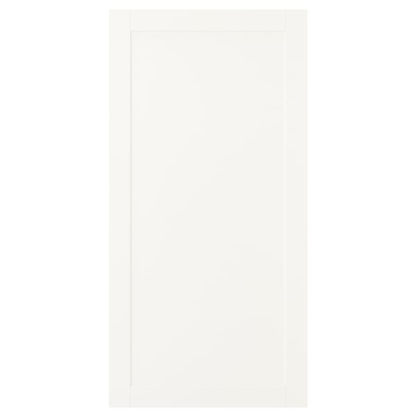 SANNIDAL - SANNIDAL Door with hinges, white, 60x120 cm