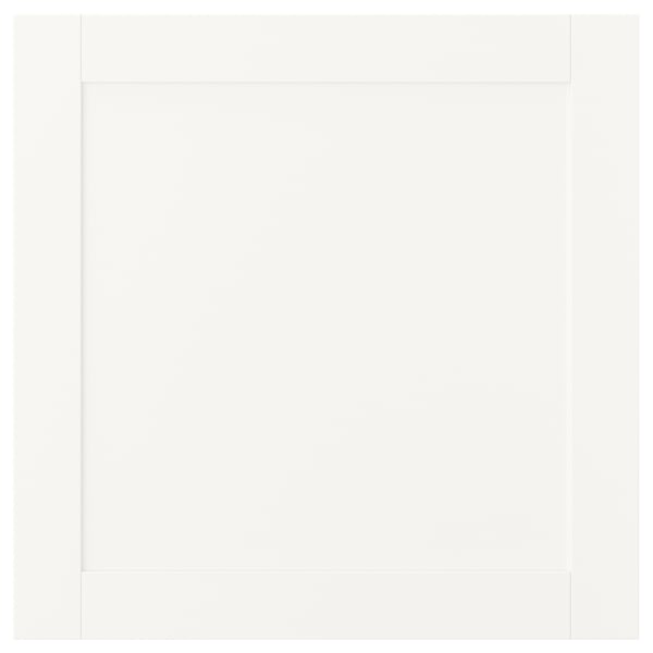 SANNIDAL - SANNIDAL Door with hinges, white, 60x60 cm