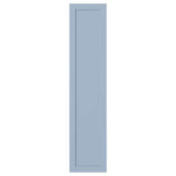 SANNIDAL door with hinges, blue, 40x180 cm
