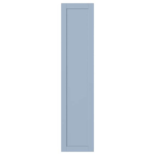 Ikea SANNIDAL - Door with hinges, blue, 40x180 cm