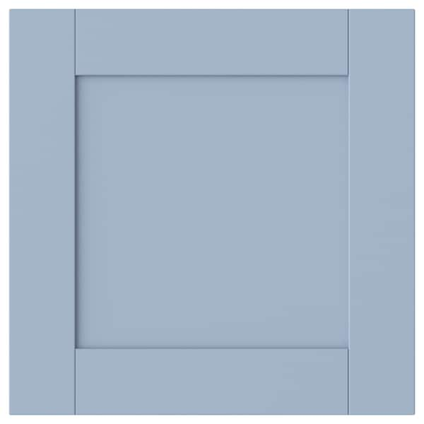 Ikea SANNIDAL - Door with hinges, blue, 40x40 cm