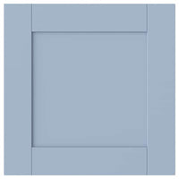 SANNIDAL door with hinges, blue, 40x40 cm