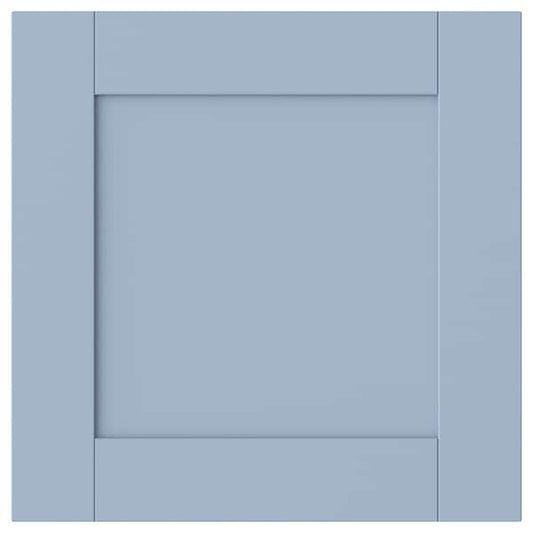 Ikea SANNIDAL - Door with hinges, blue, 40x40 cm