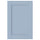 SANNIDAL - SANNIDAL Door with hinges, blue, 40x60 cm