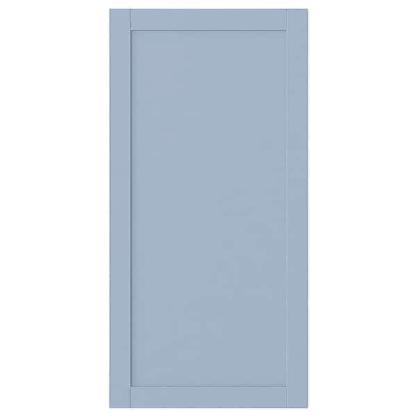 SANNIDAL door with hinges, blue, 60x120 cm