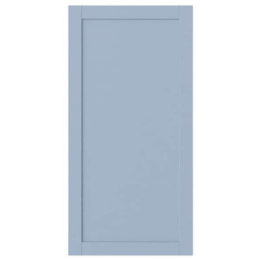 SANNIDAL - Door with hinges, blue, 60x120 cm