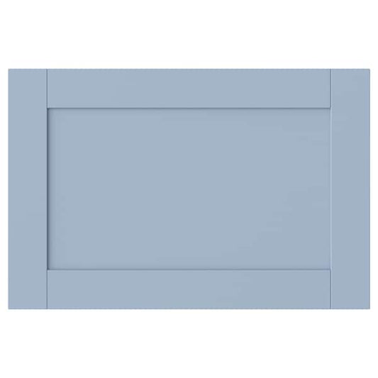 SANNIDAL - Door with hinges, blue, 60x40 cm