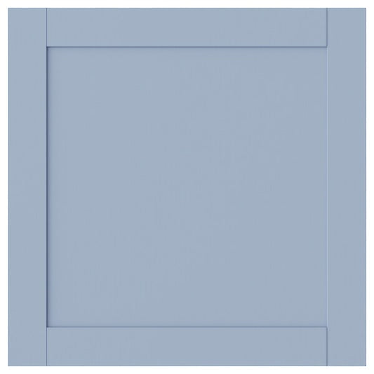 SANNIDAL - Door with hinges, blue, 60x60 cm