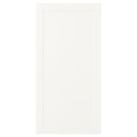 SANNIDAL door with soft closing hinges, white, 60x120 cm