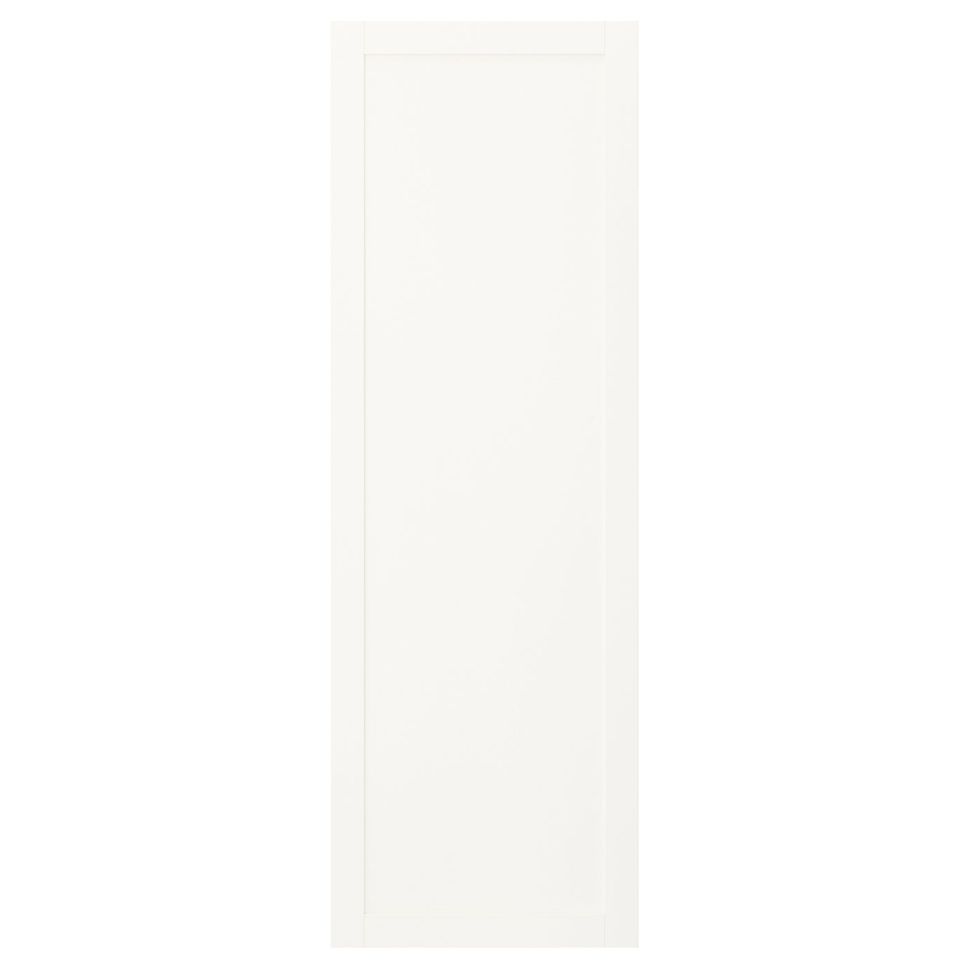 SANNIDAL door with soft closing hinges, white, 60x180 cm