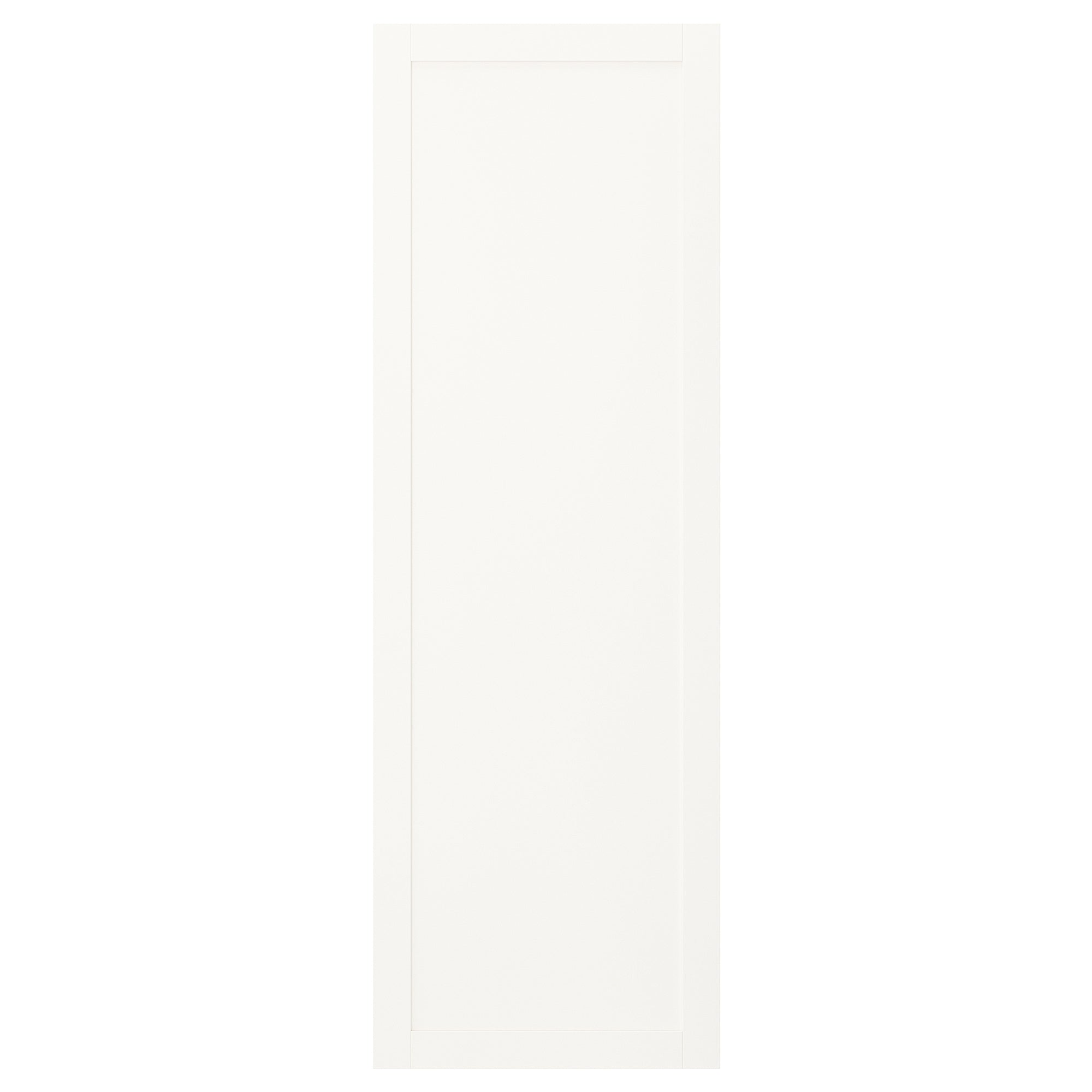 SANNIDAL door with soft closing hinges, white, 60x180 cm