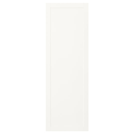 SANNIDAL door with soft closing hinges, white, 60x180 cm