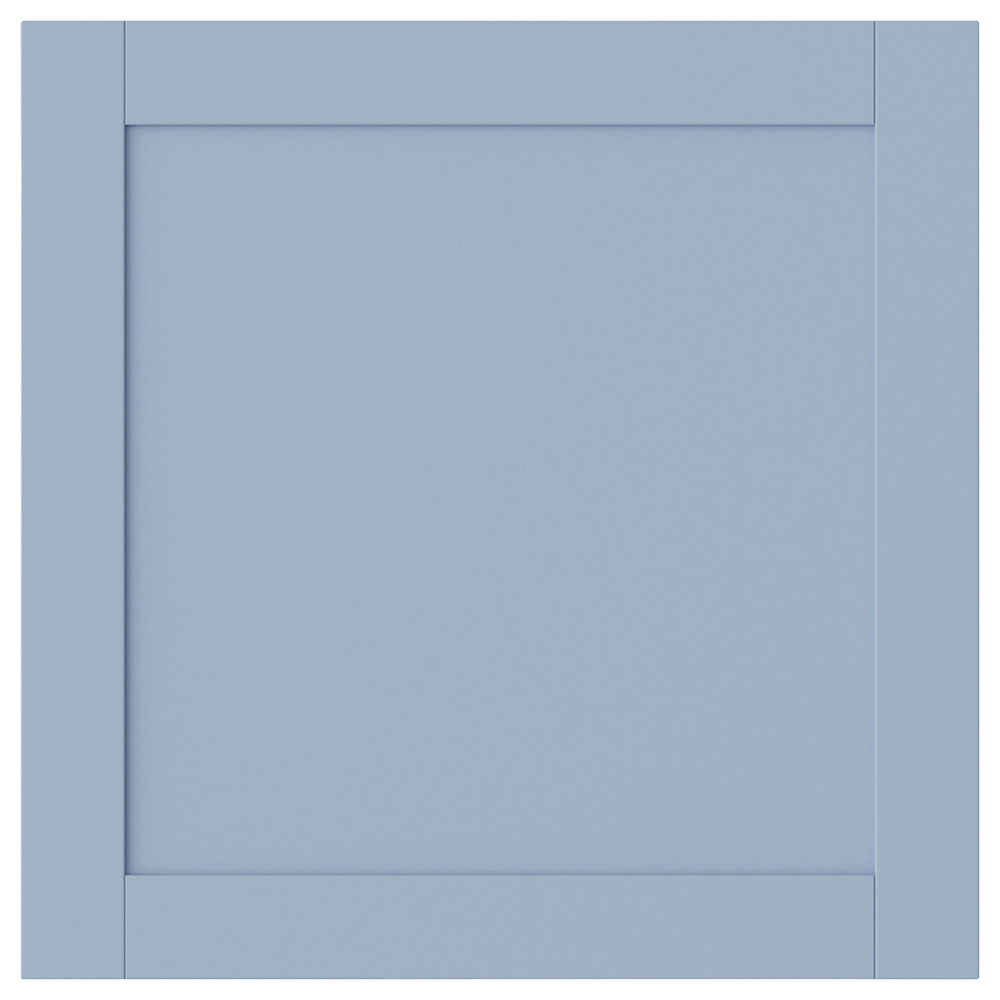 SANNIDAL door with soft closing hinges, blue, 60x60 cm
