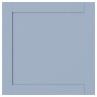SANNIDAL door with soft closing hinges, blue, 60x60 cm