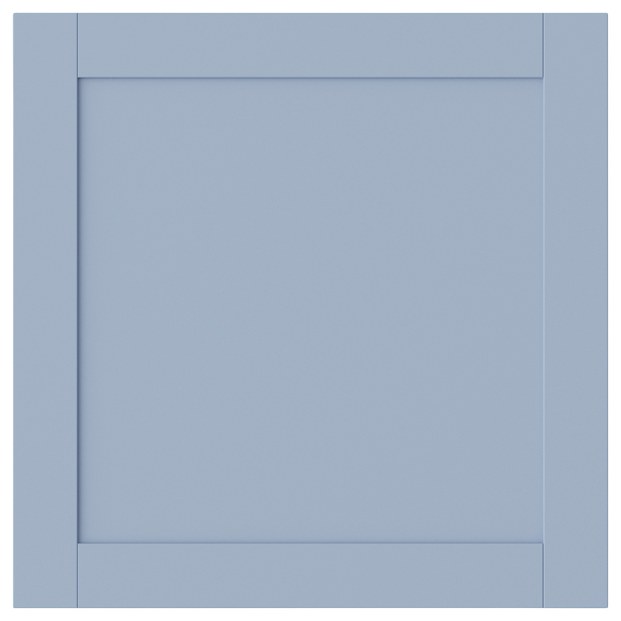 SANNIDAL door with soft closing hinges, blue, 60x60 cm