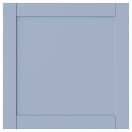 SANNIDAL door with soft closing hinges, blue, 60x60 cm