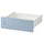 SANNIDAL - SANNIDAL Drawer, white/blue, 60x57x20 cm