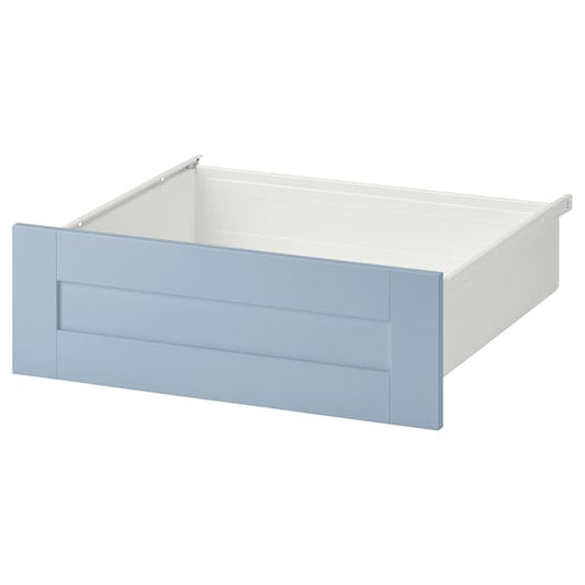 SANNIDAL - Drawer, white/blue, 60x57x20 cm
