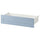 SANNIDAL - SANNIDAL Drawer, white/blue, 80x42x20 cm