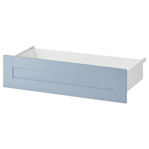 SANNIDAL - SANNIDAL Drawer, white/blue, 80x42x20 cm