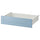 SANNIDAL drawer, white/blue, 80x57x20 cm