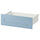 SANNIDAL drawer, white/blue, 60x42x20 cm
