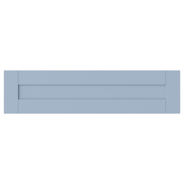 SANNIDAL drawer front, blue, 80x20 cm