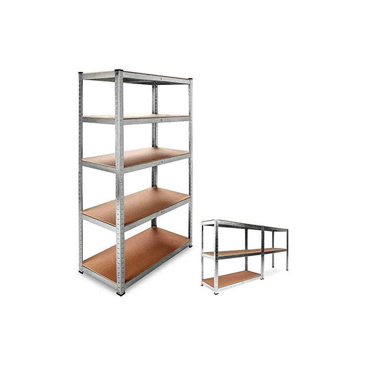 GALVANIZED METAL SHELF- 5 SHELVES I