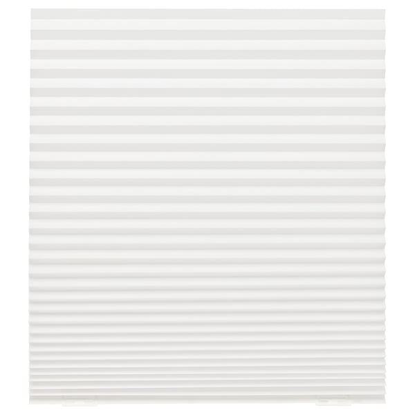 SCHOTTIS pleated blind, white, 90x190 cm