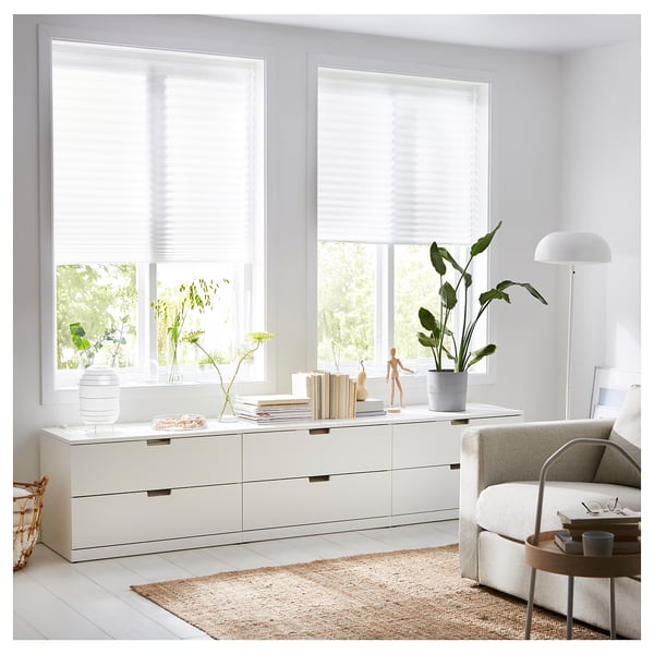 SCHOTTIS - SCHOTTIS Pleated blind, white, 90x190 cm