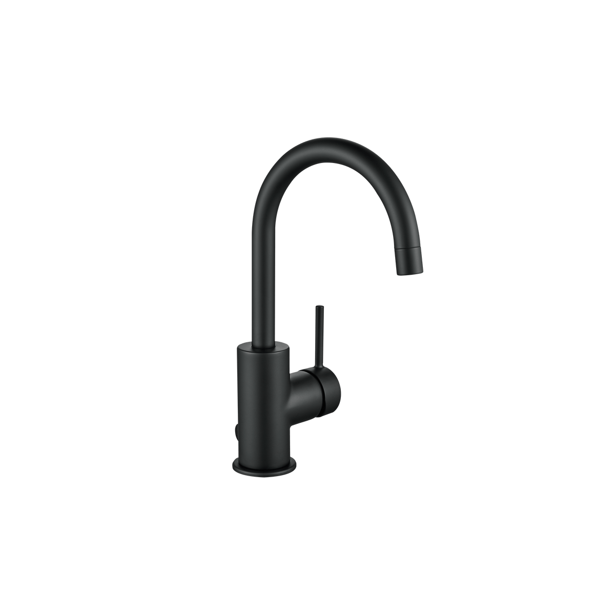Bricocenter MISCELATORE LAVABO LOA BOCCA ALTA NERO