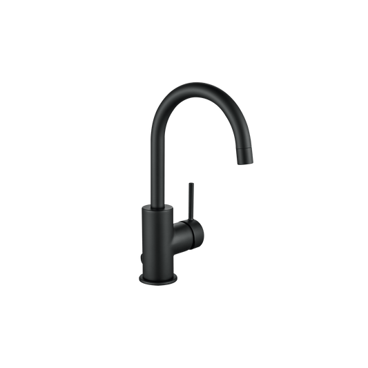 Bricocenter MISCELATORE LAVABO LOA BOCCA ALTA NERO
