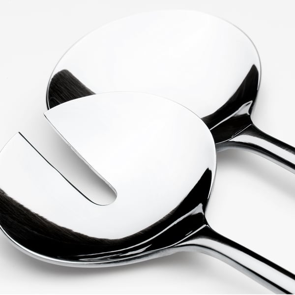 SEDLIG Set of 2 cutlery for salad - stainless steel 28 cm , 28 cm
