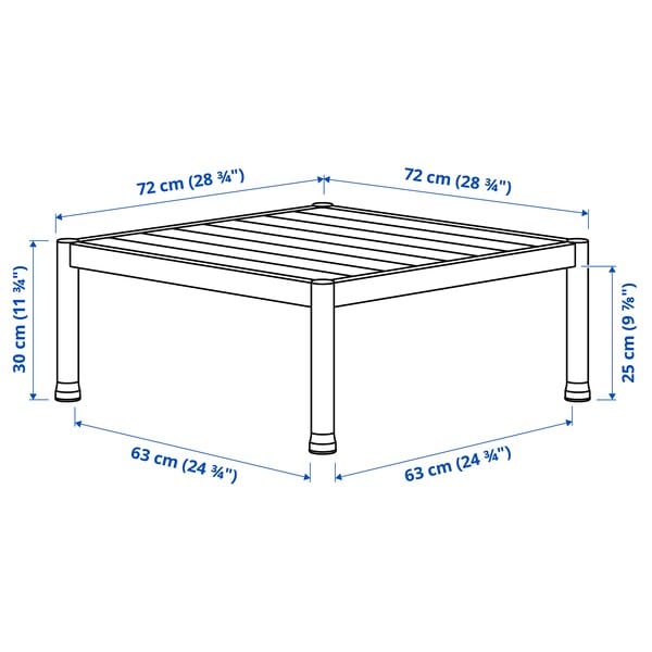 Ikea SEGERÖN - Furniture set, 3 places, outdoor white/beige/Frösön/Duvholmen beige