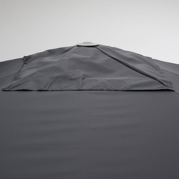 SEGLARÖ parasol, hanging, anthracite/tilting, 330x240 cm