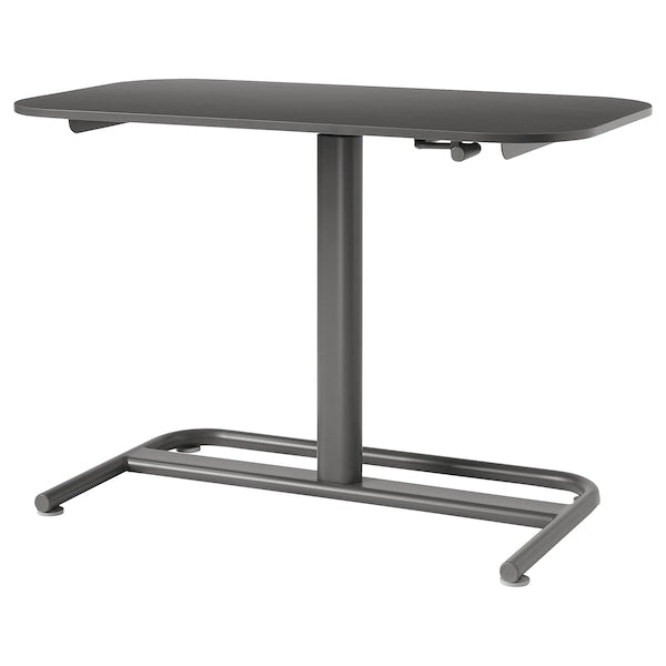 SEGRARE - Desk sit/stand, dark grey, 110x60 cm