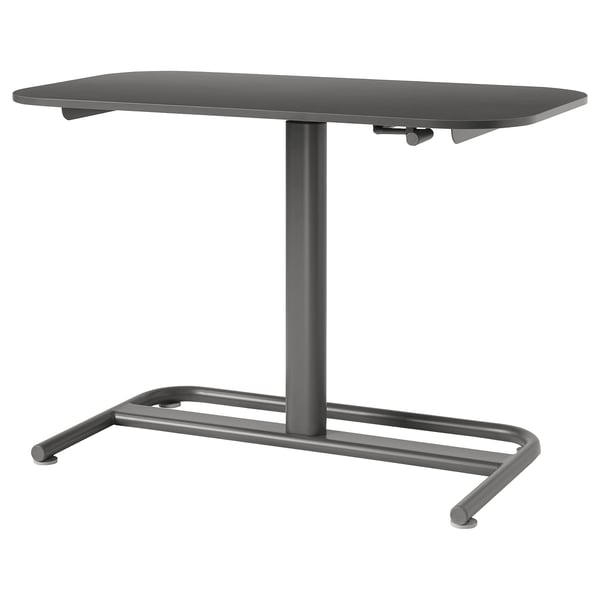 SEGRARE desk sit/stand, dark grey, 110x60 cm