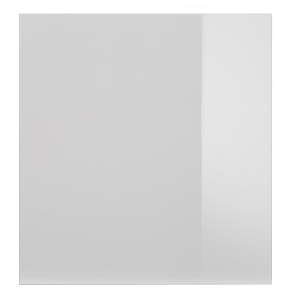 SELSVIKEN door, high-gloss light grey, 60x64 cm